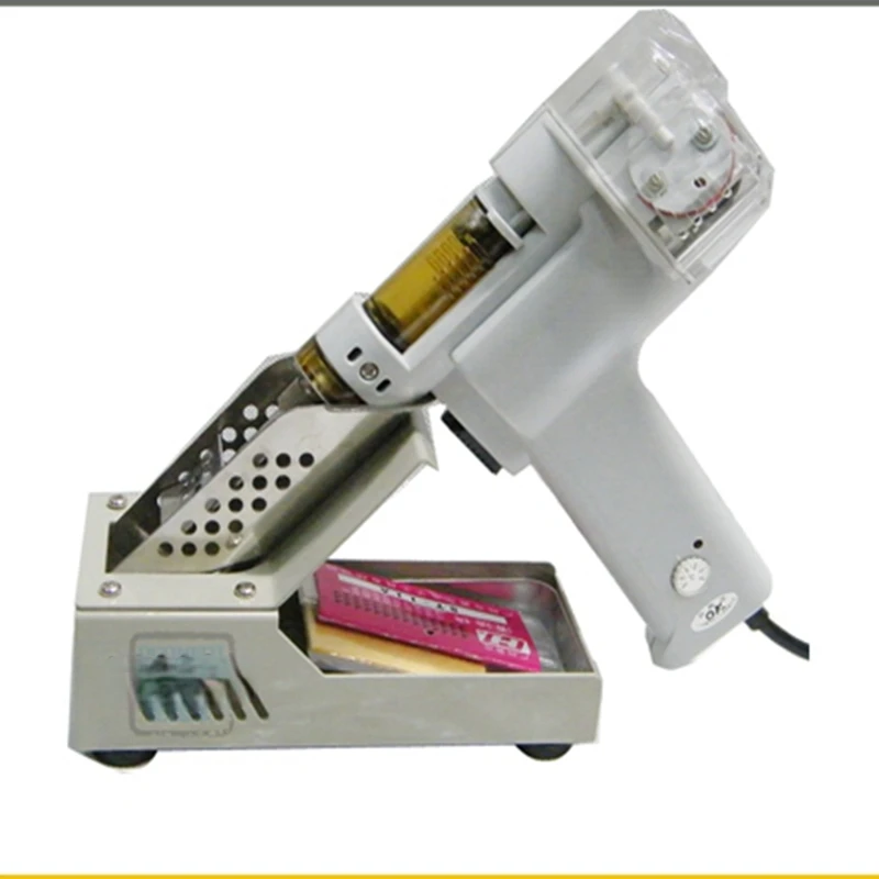 Desoldering Gun Vacuum Electric - ปั๊มดูดตะกั่วไฟฟ้า 100W แบบดูดสองทาง ปืนดูดตะกั่วสำหรับงานเชื่อมและถอดตะกั่ว ระดับมืออาชีพ 220V