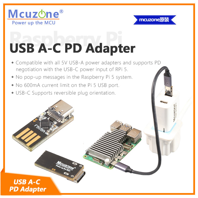 Raspberry Pi5 USB A-C PD Adapt - Banana Pi Bpi-M5 บทวิจารณ์และราคา