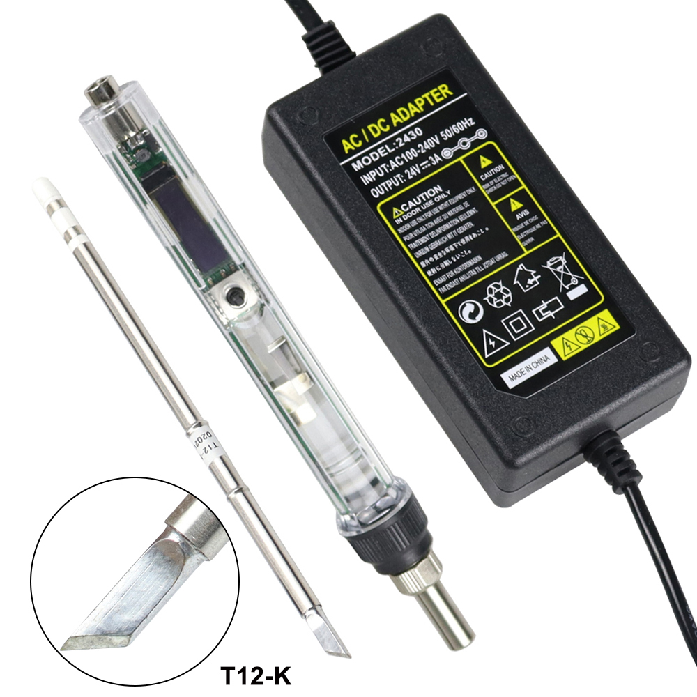 T12 ไฟฟ้าชุดบัดกรี DC 12-24V 7 - Soldering Station T12 Oled บทวิจารณ์และราคา