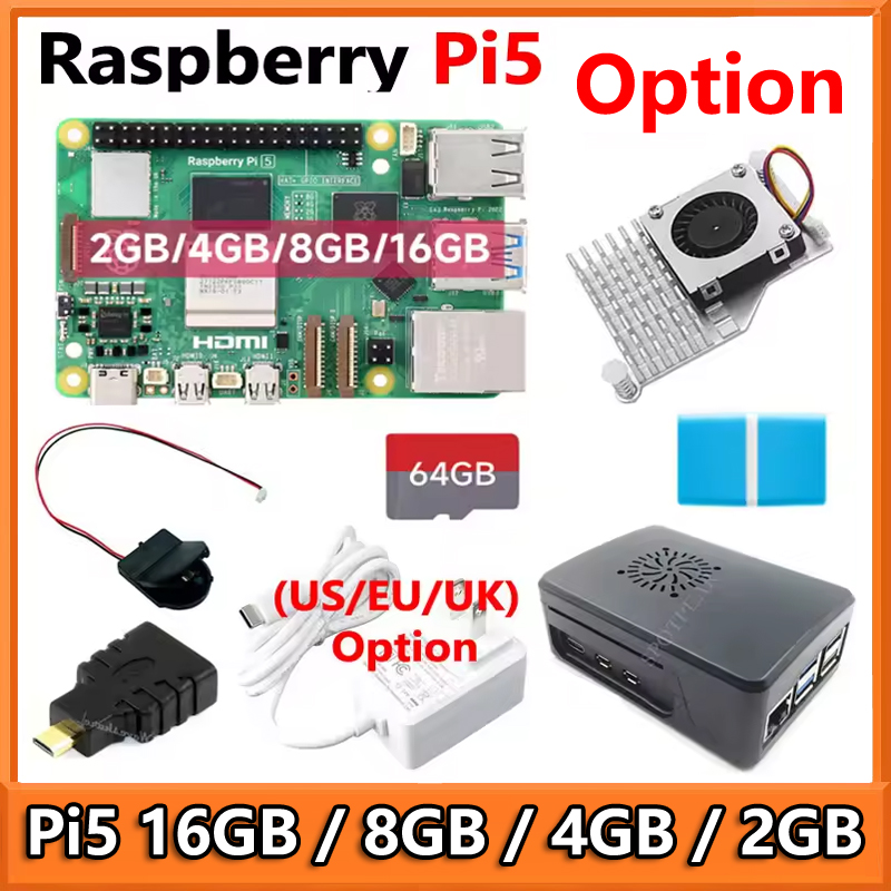 Raspberry Pi 5 16GB /8GB/4GB/2 - Raspberry Pi 5 8Gb Kit บทวิจารณ์และราคา