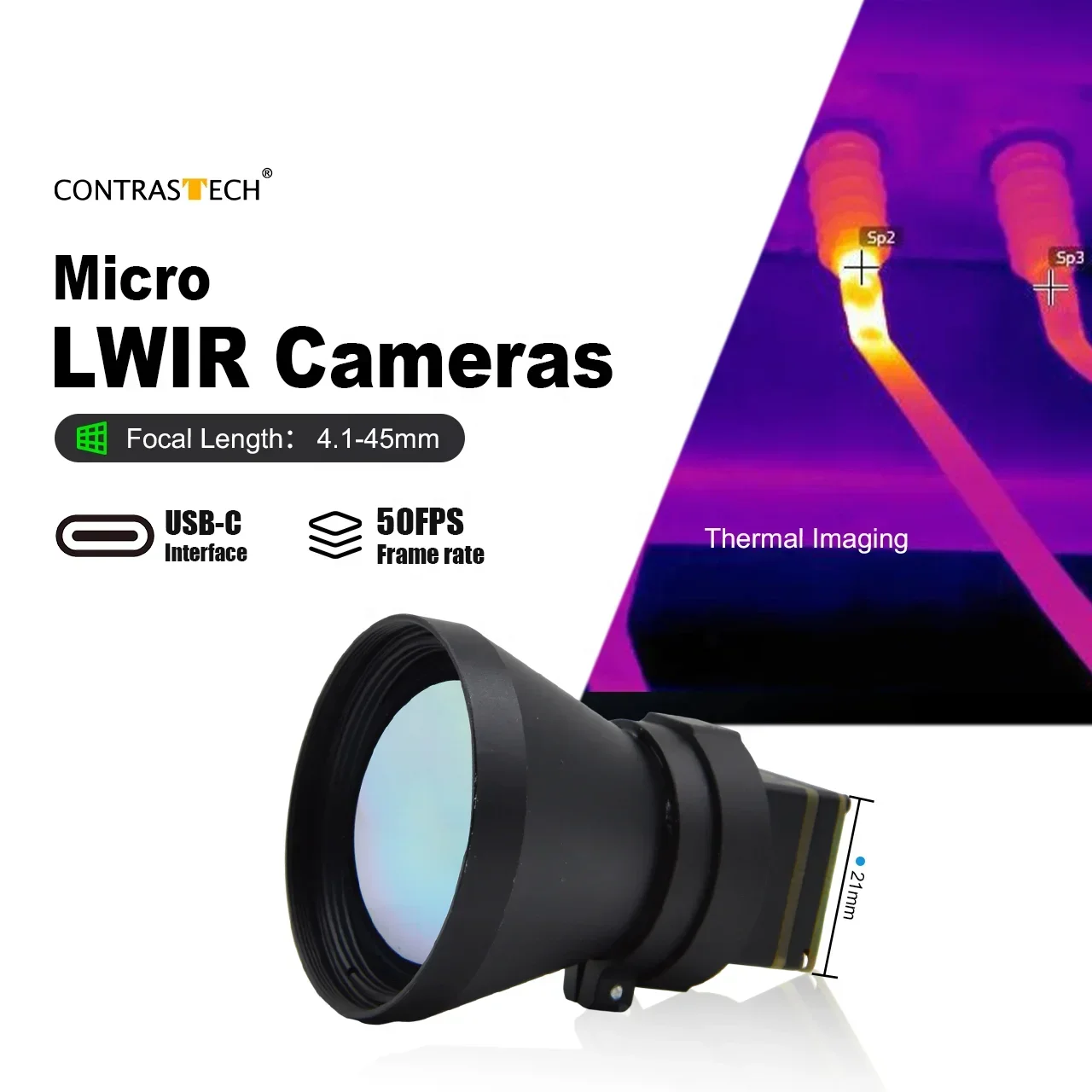 โมดูลกล้องอินฟราเรด LWIR ความล - Thermal Imaging Camera Module Flir บทวิจารณ์และราคา