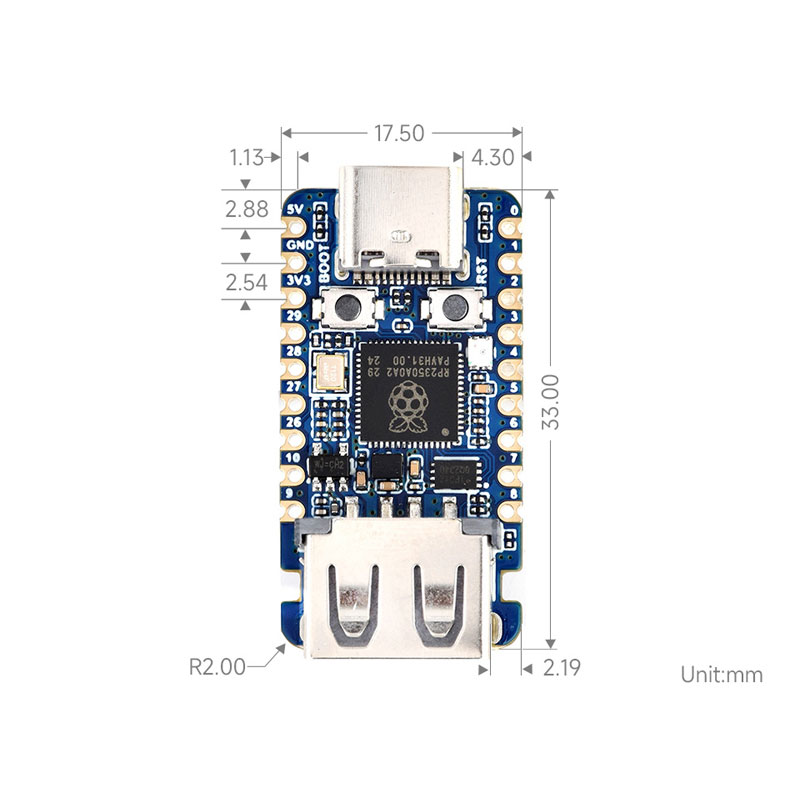 Raspberry Pi Pico 2 RP2350-USB - Banana Pi Bpi-M5 บทวิจารณ์และราคา